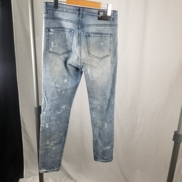 Distressed and Painted Lira CRTV/SCTY Skinny Jeans - Picture 4 of 5